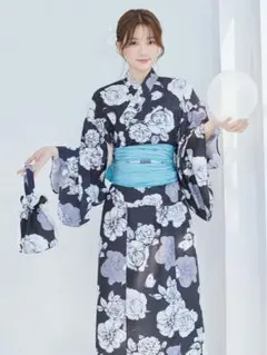 しまむら☆mysacloset田中里奈さんコラボ☆セパレート浴衣2点セット