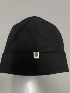 A BATHING APE黒のニット帽 KID CUDI