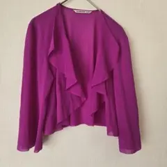 VIVIENNE TAM パワーネットフリルボレロ パープルのサムネイル