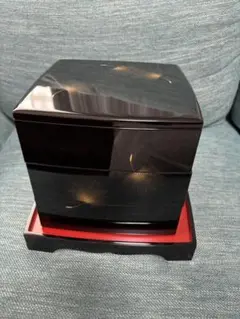 未使用☆輪島塗　6.5寸 三段重箱 　寿松沈金　東恒博 三段重箱 寿松沈金（平台付） 429,000円（税込） | 輪島塗の