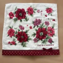 LAURA ASHLEY 花柄タオルハンカチ