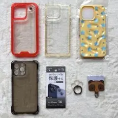 iPhone14ProMax スマホケース まとめ売り カメラレンズ保護フィルム