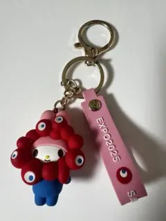 ミャクミャク サンリオ キーホルダー マイメロ　会場限定品