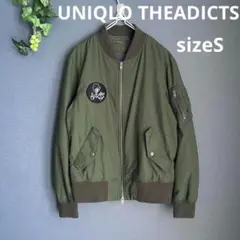 UNIQLO THEADICTS【S】ブルゾン　ダブルジッパー　ワッペン