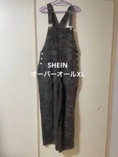 【新品未使用品】シーインDazy迷彩柄オーバーオール　XL