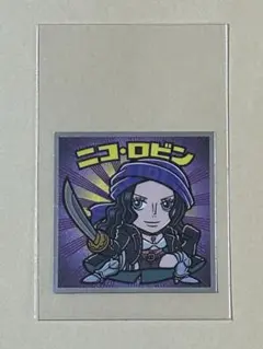 【匿名配送】ワンピースマンREDシール（ニコ・ロビン）