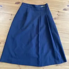 ギャローリア　フレアースカート 紺色