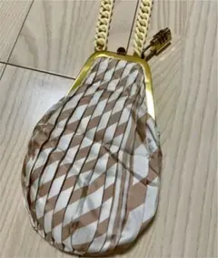 値下げ！collection privee? がま口ショルダーバッグ