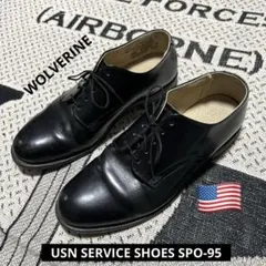 米軍実物 サービスシューズ ウルヴァリン 95年 9 1/2 W USN