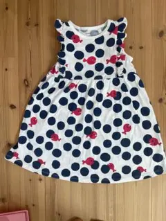 グラニフ　絵本「きんぎょがにげた」ノースリーブワンピース 130cm