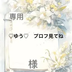 ♡ゆう♡　プロフ見てね 様　専用