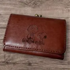 PEANUTS SNOOPY スヌーピー＆チャーリーブラウン　ミニ財布　がま口のサムネイル