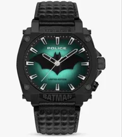 Police バットマン　ポリス 限定 メンズ　ウォッチ ブラック　腕時計　新品のサムネイル