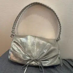 ZARA メタリック　2wayバッグのサムネイル