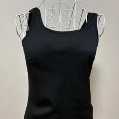 ロートレアモン　ノースリーブ タンクトップ ブラック　美品のサムネイル