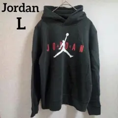 Jordan【L】ブラック パーカー メンズ レディース ジャンプマン 秋冬