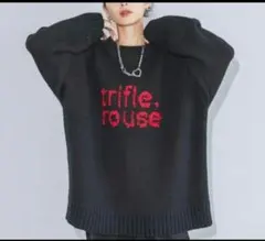 JEANASIS 5GfloatロゴBIGプルオーバー ロゴニット