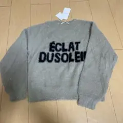 グレー ロゴセーター Mサイズ