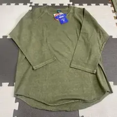 L GoodOn グッドオン 七分丈　 GOOD ON 日本製　カーキ　緑