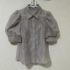 ウィルセレクション　パフスリーブ　ブラウス