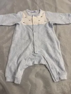 familiar ライトブルーロンパース