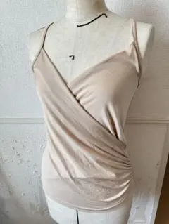 EGOIST ベージュ ラップスタイル キャミソール