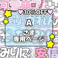 A様専用ページ♡ネームボード うちわ文字 連結文字パネル オーダー