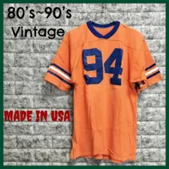 レア☺80’s~90’sビンテージ《USA製》ナンバリング！フットボールTシャツ
