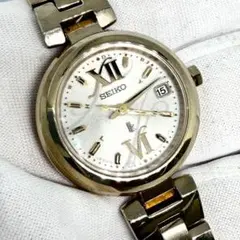 SEIKO ルキア 自動巻 スワロフスキー オープンハート SSVM022 - メルカリ
