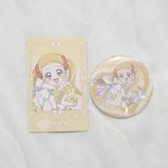プリキュア スイパラ 春日野うらら ミニフォトカード 缶バッジ 2点セット