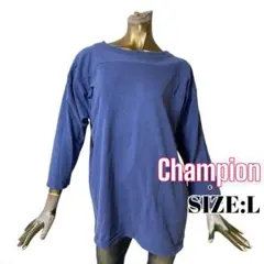 ⭐️A1269⭐️ Champion ♥ ロゴ ラグラン7分袖フットボールTシャツ