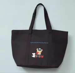 familiar ファミリア クマ刺繍 ネイビー トートバッグ マザーズバッグ