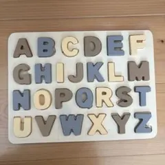 木製アルファベットパズル ベビー 知育 キッズ 英語 受験 モンテッソーリのサムネイル