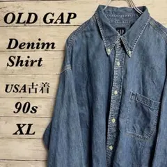 jazz jewel様専用001 USA古着90年代OLD GAP長袖デニムBD