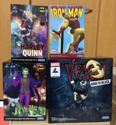 プライズフィギュア 4点セット まとめ売り マーベル DC アメコミ
