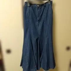 リヴドロワ美品デニム スカートマーメイド38サイズ