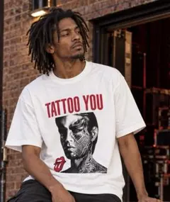 未使用級⭐️ローリングストーンズ⭐️TATTOO YOU⭐️Tシャツ⭐️サイズXL⭐️白‼️