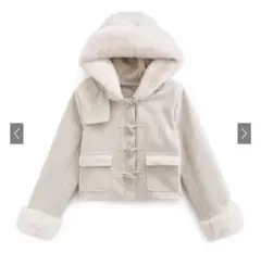 GRL ファーショート丈ダッフルコート[kz701]