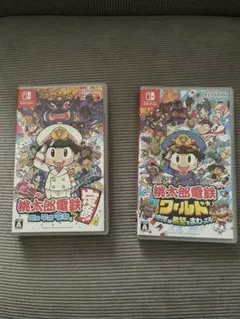 Switchソフト あつまれどうぶつの森 桃太郎電鉄 2本セット - メルカリ