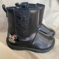 ディズニーブーツ 16cm 子供靴 ミッキーマウス　サイドゴアブーツ
