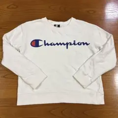 Champion 長袖トレーナー140 ホワイト