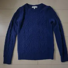 イネスとUNIQLOのコラボ　ケーブルニット