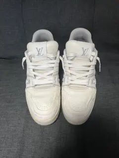 超希少LOUIS VUITTON ルイヴィトントレイナーライン　ホワイト27cm