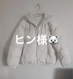 GU ヒートパデットフェイクファーフードブルゾン　160