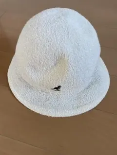 ちぃ様専用です　KANGOL ハット　リバーシブル　ホワイト　ブラック