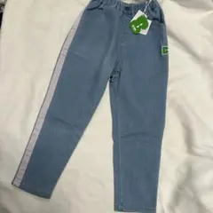 BEAMS×バースデイ コラボサイドストライプ ライトブルーパンツ
