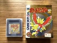 ポケットモンスター 金 中古品本体と冒険ガイドブックのセット