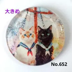 レジン 猫 ヘアゴム ブローチ ポニーフック No.714 - メルカリ