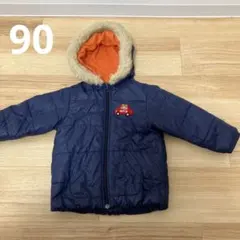 子ども服　90cm ホットビスケッツ　紺色アウター