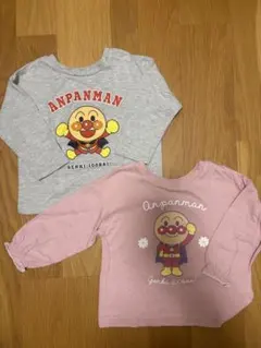 アンパンマン Tシャツ 100cm 前後どちらでも2way